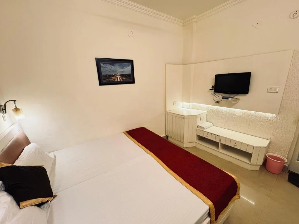 A bright double room