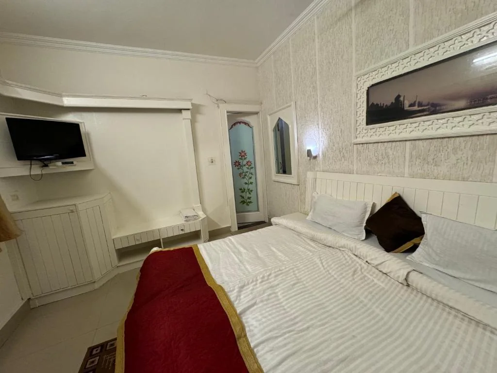 Double room with television